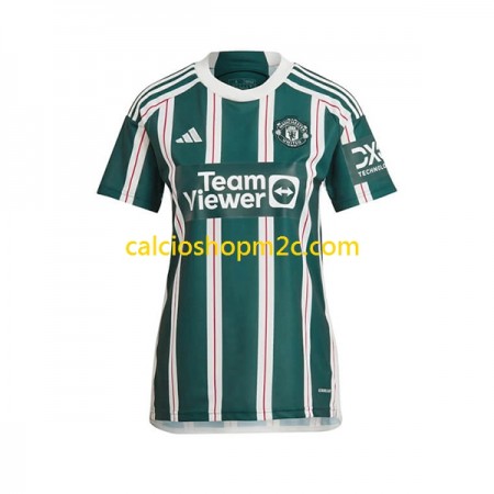 Manchester United Donna Maglia Trasferta 2023/2024 Manica Corta